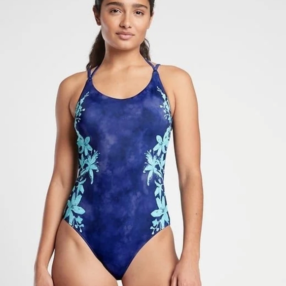 ATHLETA One Piece Bathing Suit printed Never Worn - Picture 5 of 8